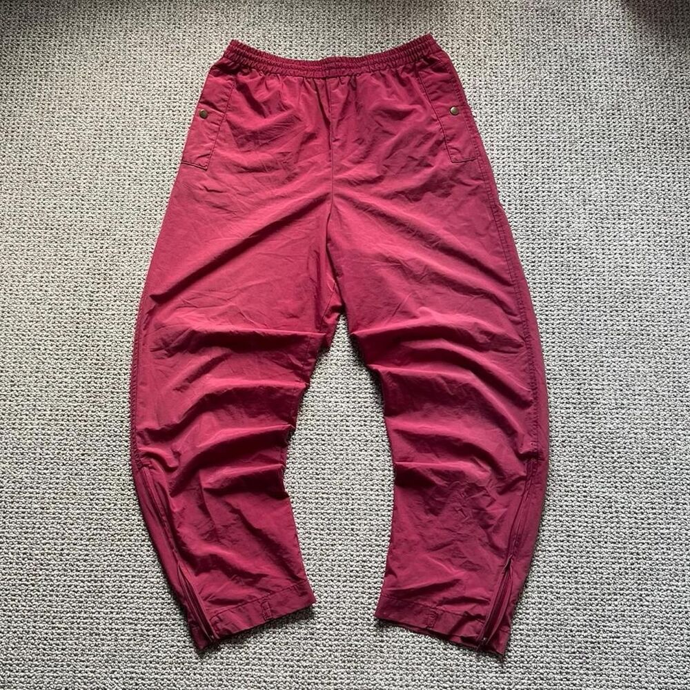 Vintage red Hilton active apparel track pants